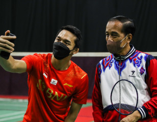 Presidential Visit for Thomas Cup Champs